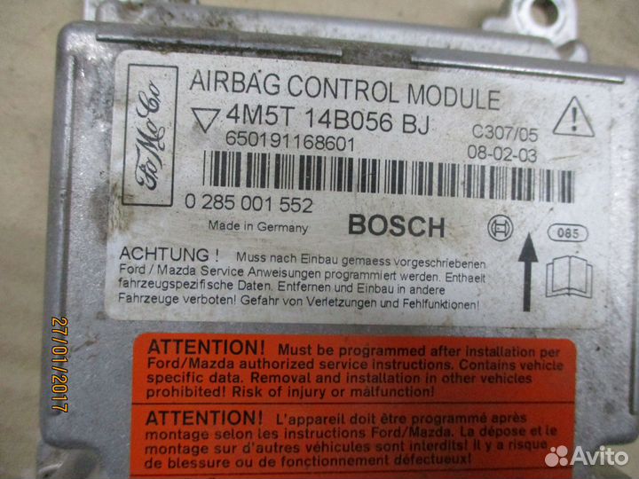 Блок AirBag Форд Фокус 2 (2008) рестайлинг