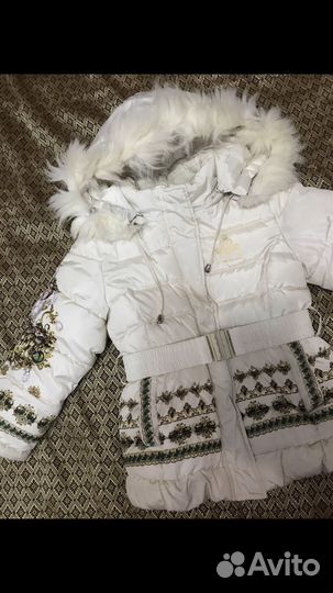 Куртка зимняя для девочки на рост 110