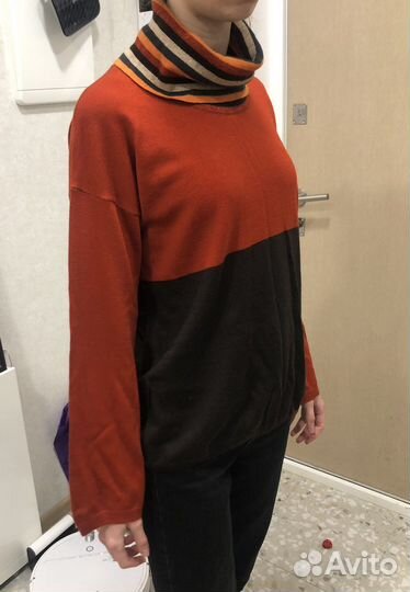 Джемпер -водолазка шерсть