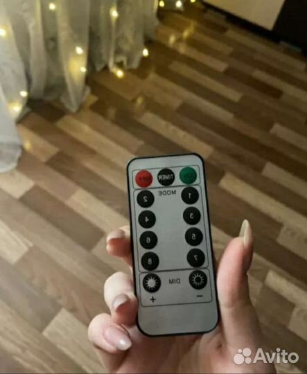 Гирлянда штора 3х3