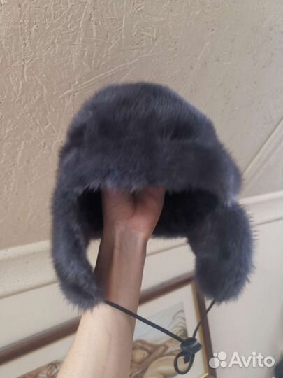 Шапка норковая детская
