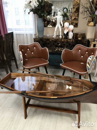 Кофейный стол-шлюпка