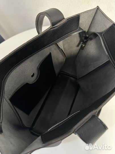 Сумка-шопер женская, черная