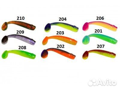 Виброхвост Probaits Krokodile 4,0(100мм)