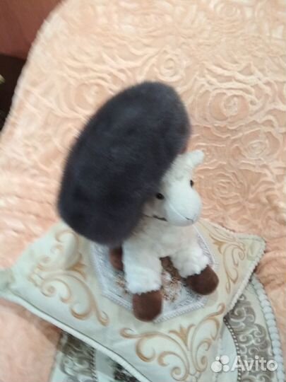 Берет из меха норки