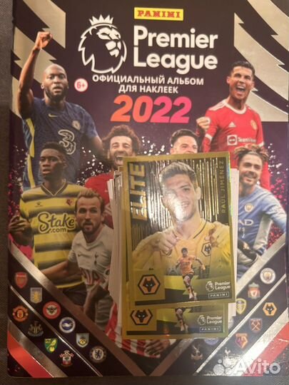 Наклейки panini Premier League 2022