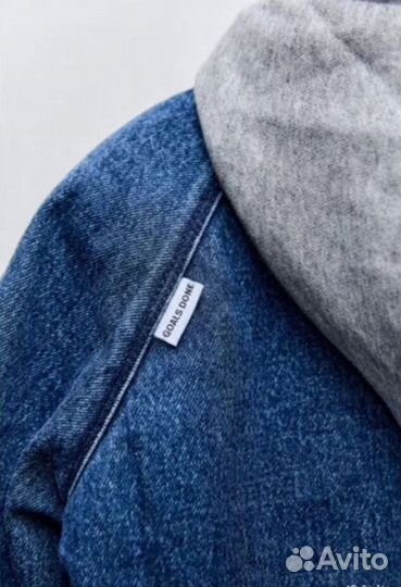 Утепленная джинсовая куртка zara