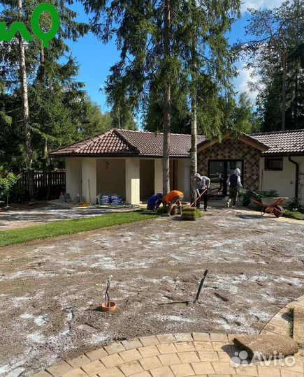 Рулонный газон от производителя под ключ