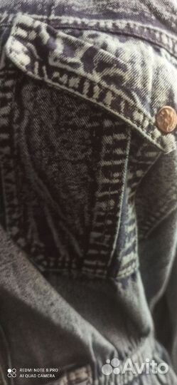 Джинсовые платье ретро винтаж из вареной джинсы