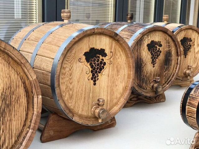 Дубовая бочка 20 литров под старину