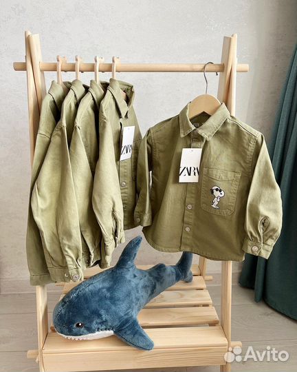 Джинсовая рубашка детская Zara Турция