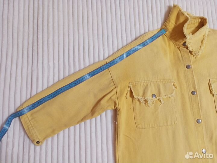 Рубашка женская джинсовая оверсайз