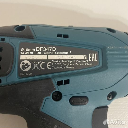 Аккумуляторная дрель шуруповерт Makita df347d