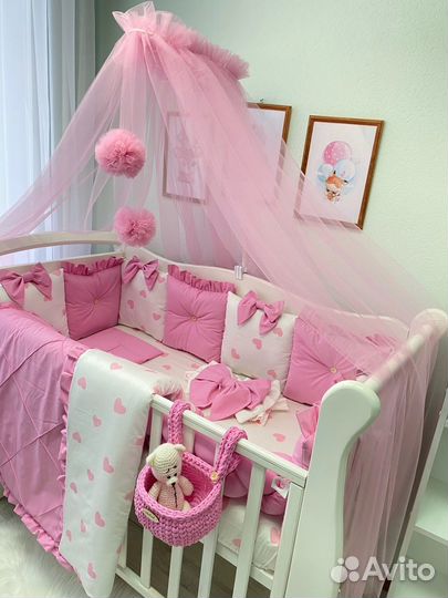 Бортики в кроватку