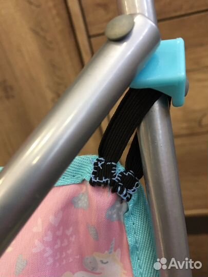 Коляска кукольная прогулочная