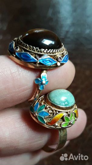 Кольца старый экспортный Китай винтаж