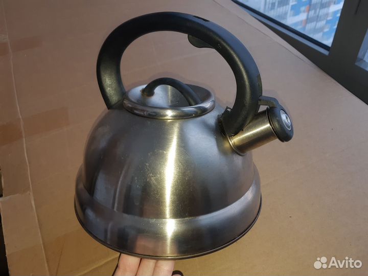 Чайник со свистком нержавейка