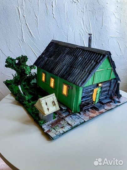 Миниатюра дома по фото кукольный домик