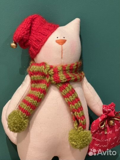 Кот тильда новогодний