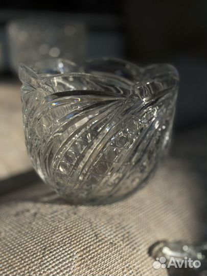 Ваза хрустальная