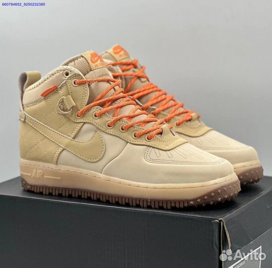 Кроссовки Nike Air Force 1 Duckboot (с мехом) (Арт.50246)