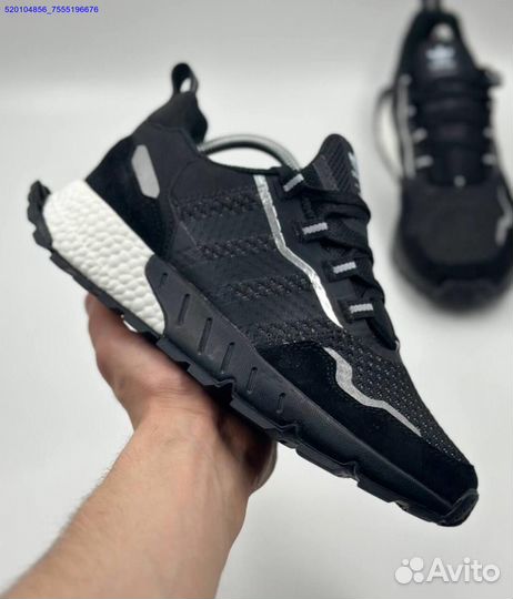 Кроссовки Adidas ZX 1000 Black (Арт.18577)