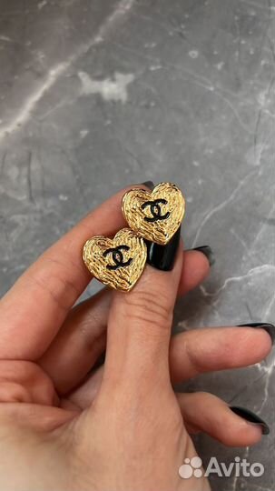 Серьги chanel