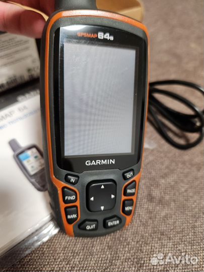 Навигатор Garmin gpsmap 64s (карта топо 6.43)