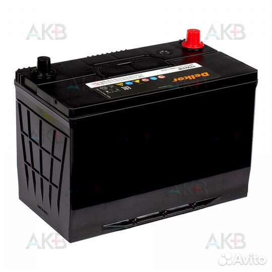 Аккумулятор автомобильный Delkor 115D31R (100L 800