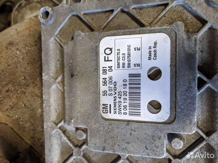 Блок управления двс (эбу) Opel z18xer