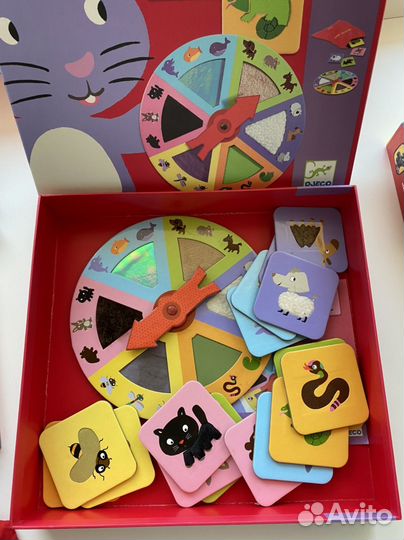 Тактильное лото djeco Животные, 3+