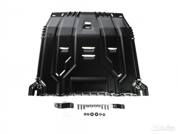 Защита картера двигателя и кпп Hyundai Santa Fe IV