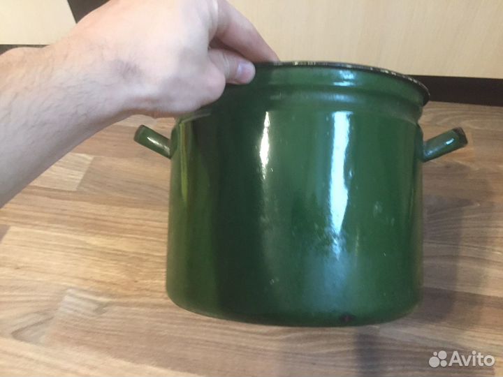 Эмалированный таз 9 литров