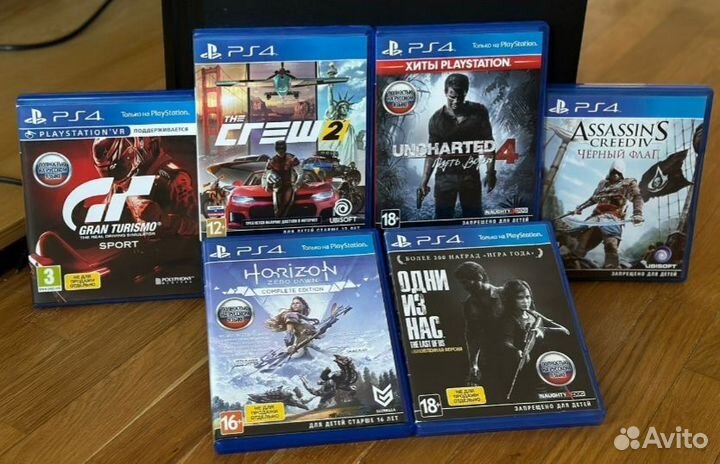 Игры диски на sony playstation 4 ps4