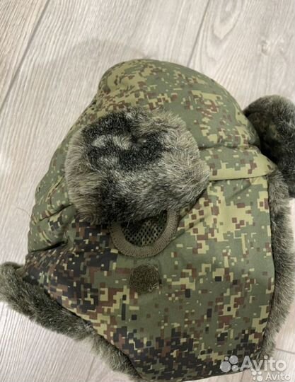 Шапка ушанка военная