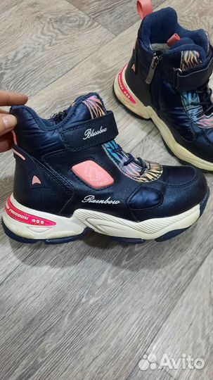 Зимние ботинки дутики для девочки 32 р blessbox