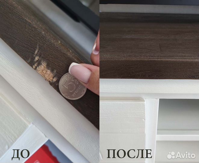 Реставрация сколов, царапин на мебели и паркете