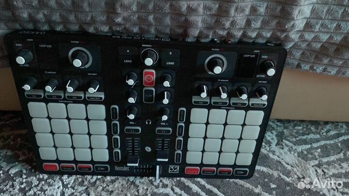 Hercules dj 32 диджейский контроллер
