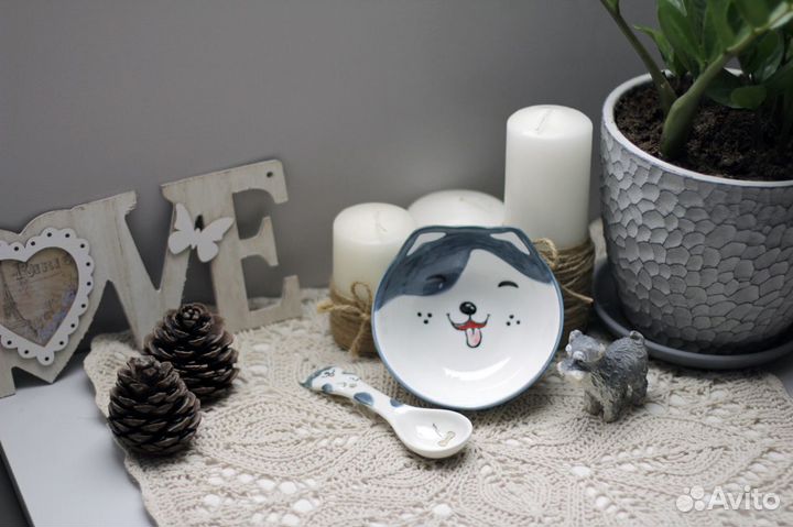 Детская керамическая посуда, бамбуковая