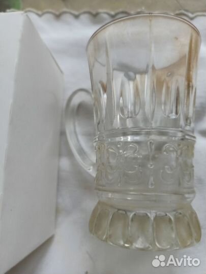 Подарочный хрустальный бокал для чая