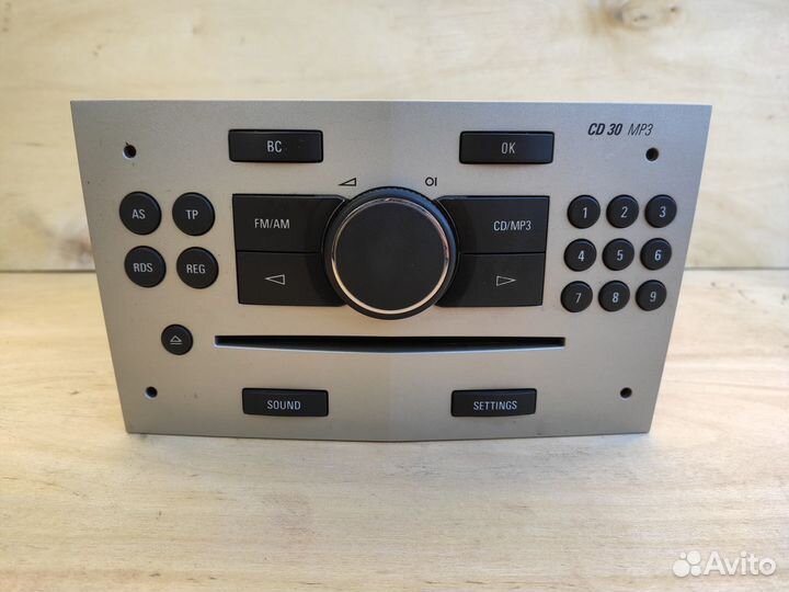 Магнитола CD30MP3 Delphi Satin Stone Astra H