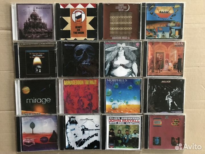 Музыка на cd 60х-70х годов