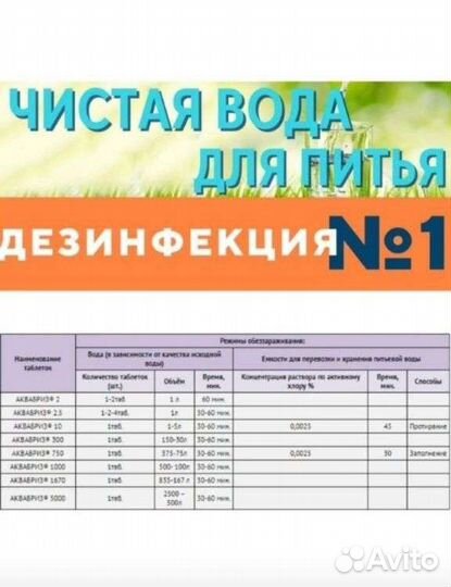 Аквабриз таблетки для очистки воды