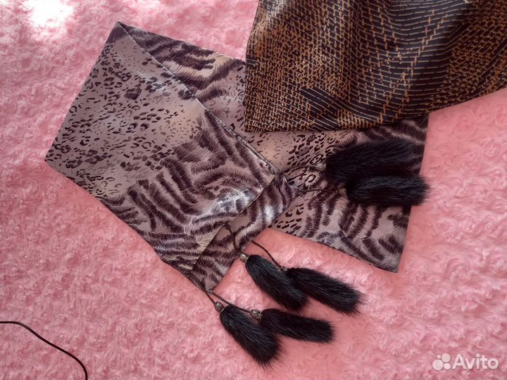 Норковый шарф