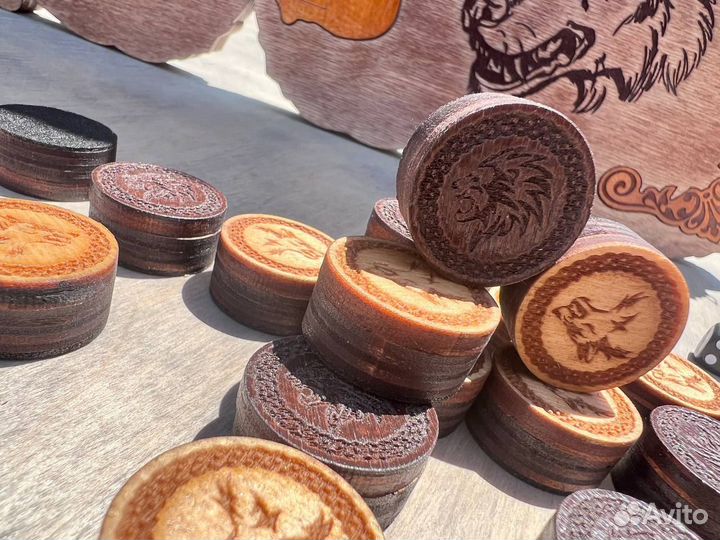 Нарды + Парчис (Лудо). 2 в 1 Эксклюзив. 50х50