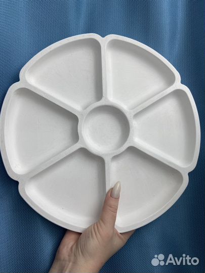 Менажница из гипса