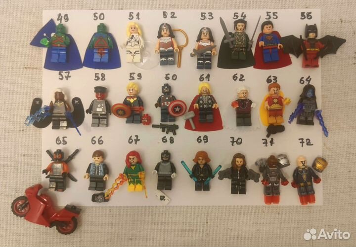 Lego Marvel DC Super heroes минифигурки фигурки