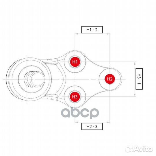 Шаровая опора CB0255 CTR