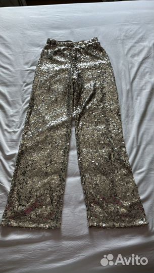 Брюки в пайетках calzedonia