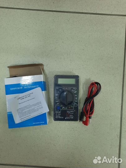 Мультиметр цифровой со звуком